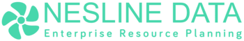 En lille udgave af Nesline datas logo